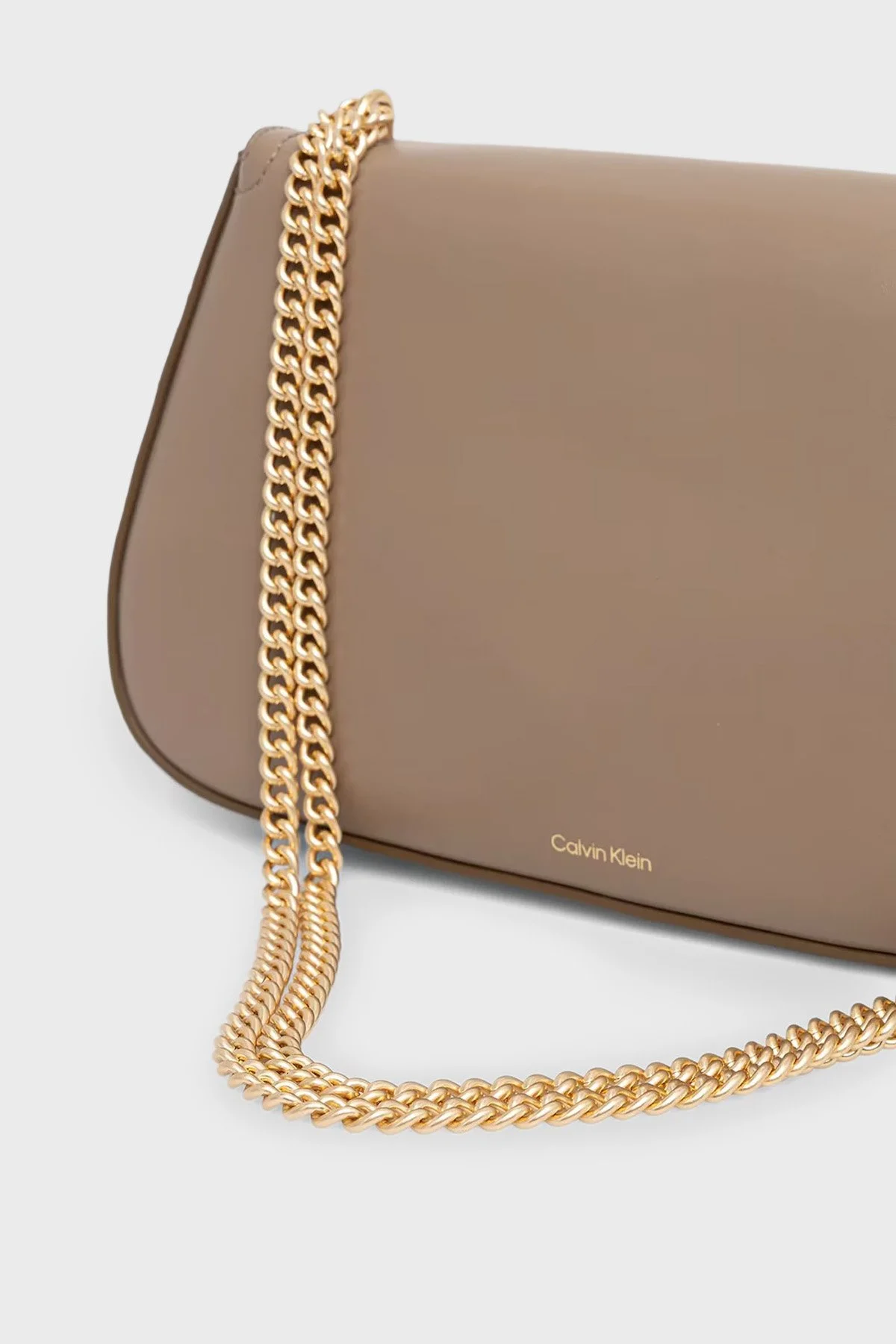 Calvin Klein Logolu Zincir Askılı LV04F3171GVFU Bayan Çanta LV04F3171G VFU TOPRAK - 3