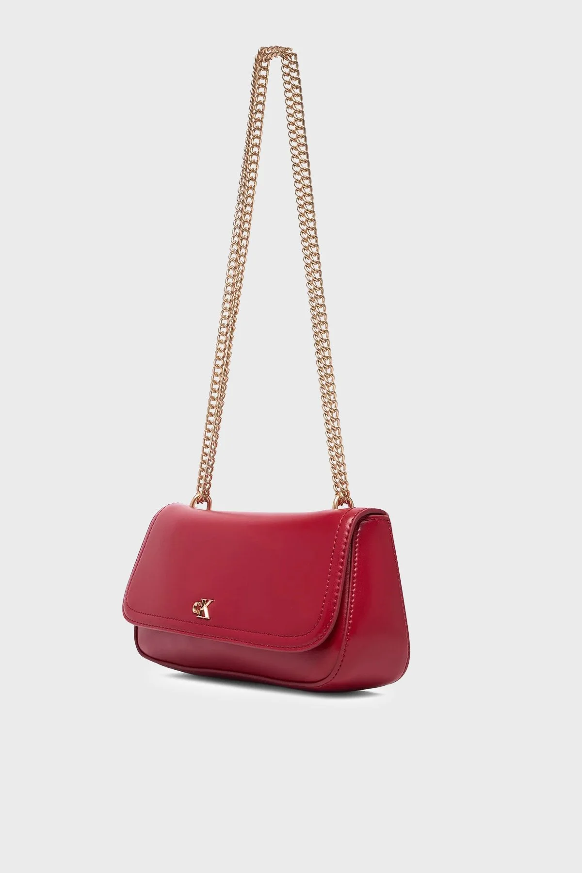Calvin Klein Logolu Zincir Askılı LV04F3172GXLL Kadın Çanta LV04F3172G XLL BORDO - 4