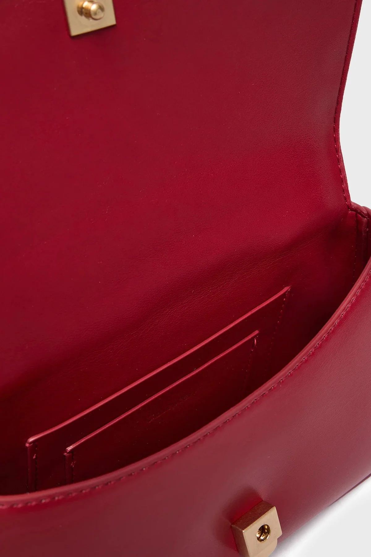 Calvin Klein Logolu Zincir Askılı LV04F3172GXLL Kadın Çanta LV04F3172G XLL BORDO - 5