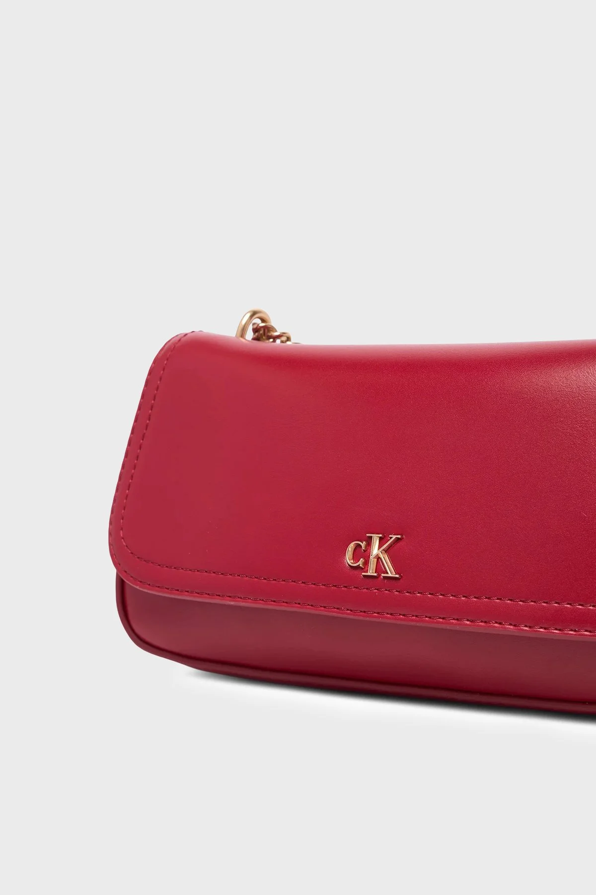 Calvin Klein Logolu Zincir Askılı LV04F3172GXLL Kadın Çanta LV04F3172G XLL BORDO - 6