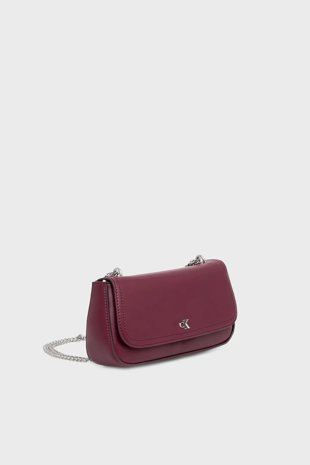 Calvin Klein Logolu Zincir Askılı LV04F3172GZ1K Bayan Çanta LV04F3172G Z1K BORDO - 3