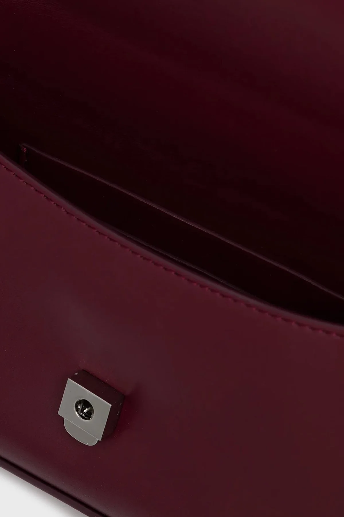 Calvin Klein Logolu Zincir Askılı LV04F3172GZ1K Bayan Çanta LV04F3172G Z1K BORDO - 5