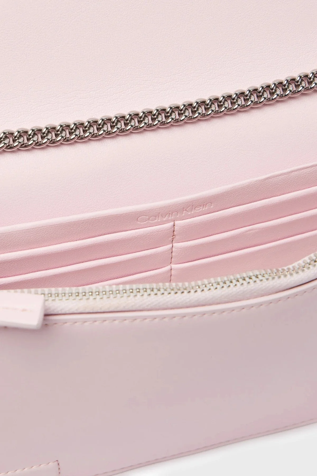 Calvin Klein Logolu Zincir Askılı Portföy LV04F3319G8Z6 Kadın Çanta LV04F3319G 8Z6 PEMBE - 4