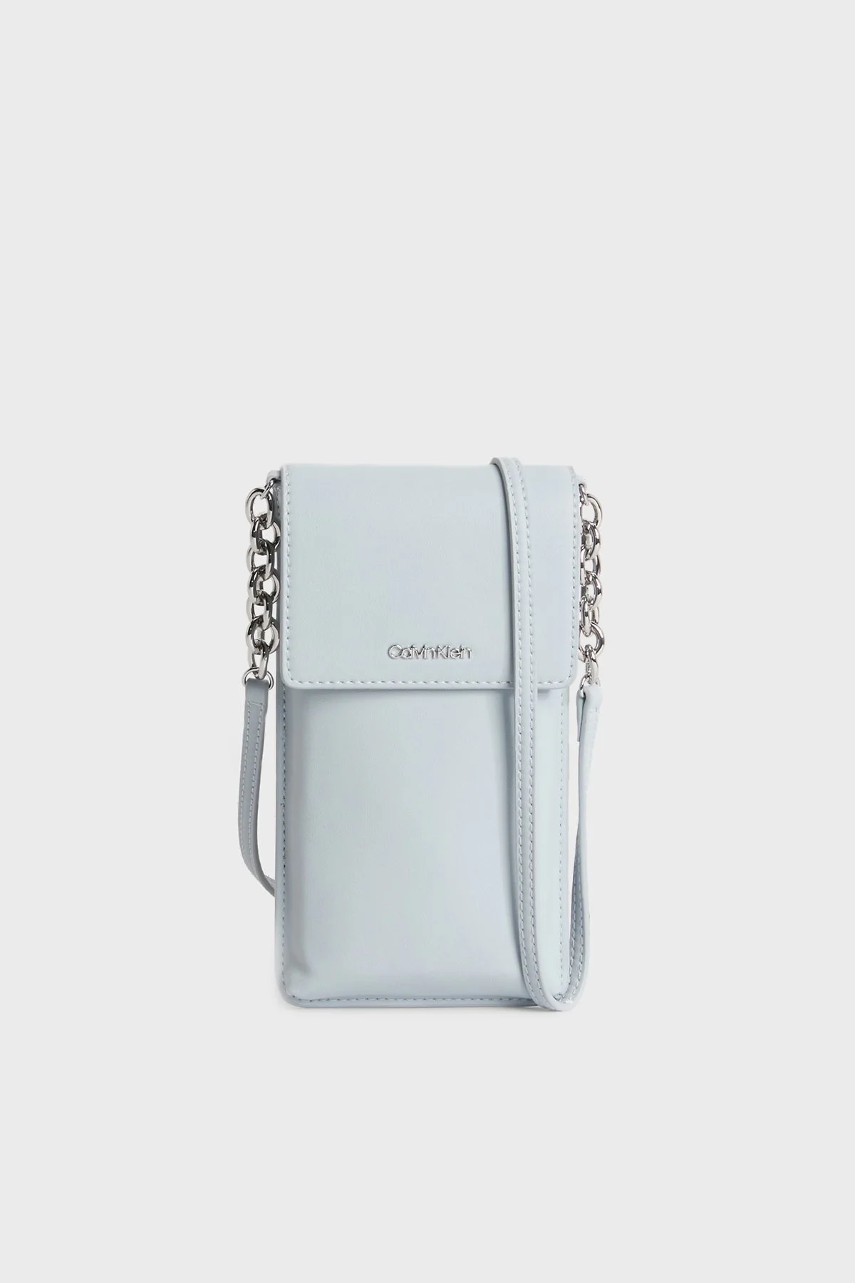 Calvin Klein Logolu Zincir Askılı Telefon K60K608246DYI Bayan Çanta K60K608246 DYI MAVİ - 1