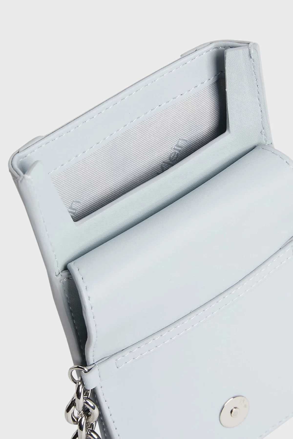 Calvin Klein Logolu Zincir Askılı Telefon K60K608246DYI Bayan Çanta K60K608246 DYI MAVİ - 5