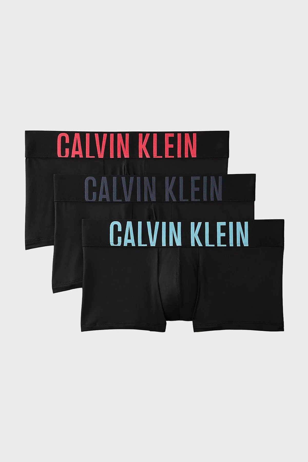 Calvin Klein Mikrofiber Logolu 3 Pack 000NB3611A4W8 Erkek Boxer 000NB3611A 4W8 SİYAH SİYAH SİYAH - 1