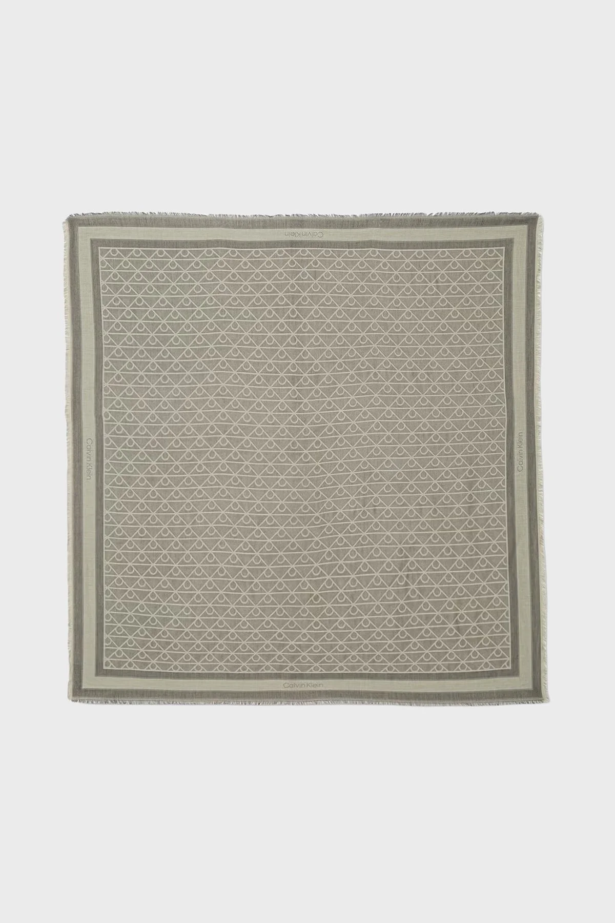 Calvin Klein Modal Logolu 120 x 120 cm LV04F8080GCGE Kadın Şal LV04F8080G CGE LACİVERT - 1