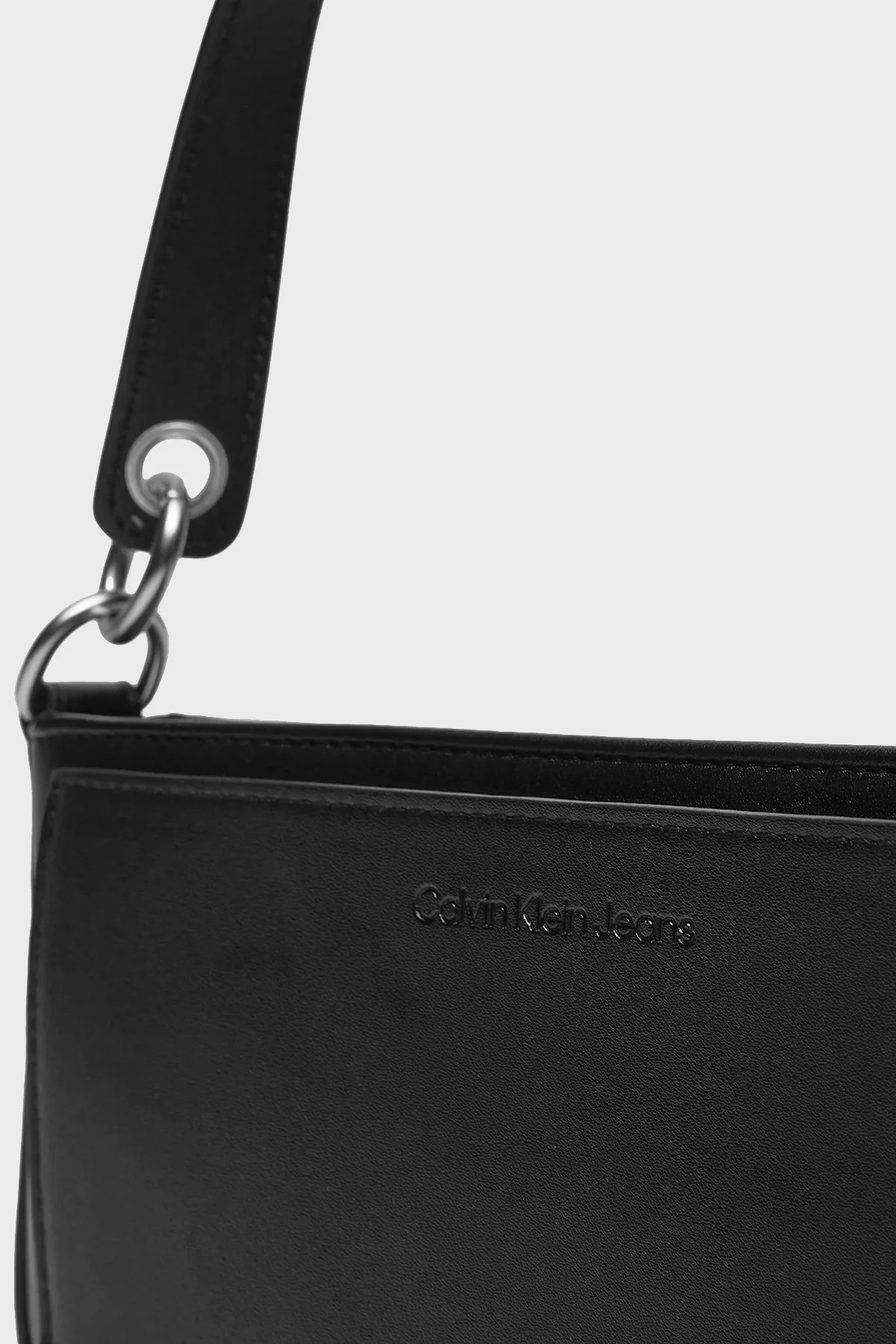 Calvin Klein Monogram Logo Baskılı Fermuarlı K60K612725BEH Bayan Çanta K60K612725 BEH SİYAH - 5