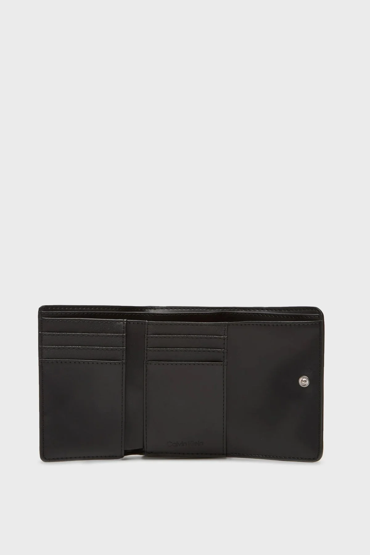 Calvin Klein Monogram Logo Baskılı Fermuarlı LV04F1038GUB1 Bayan Cüzdan LV04F1038G UB1 SİYAH - 3