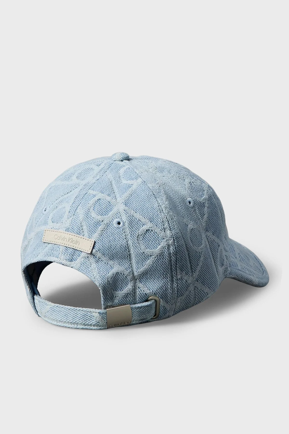 Calvin Klein Monogram Logolu % 100 Pamuk LV04F5069GYBZ Kadın Şapka LV04F5069G YBZ MAVİ - 2