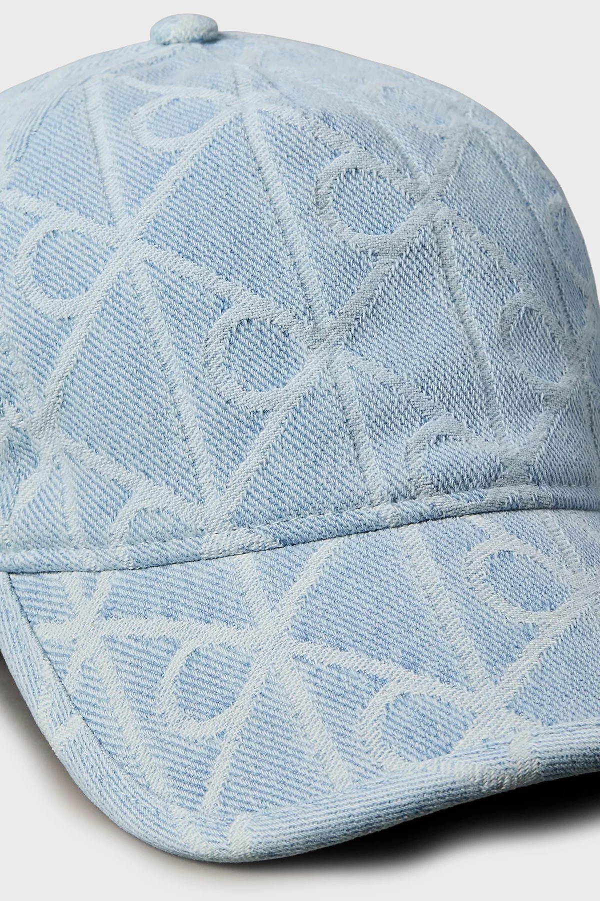 Calvin Klein Monogram Logolu % 100 Pamuk LV04F5069GYBZ Kadın Şapka LV04F5069G YBZ MAVİ - 3