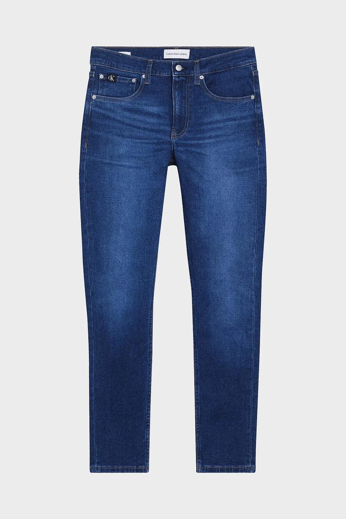 Calvin Klein Normal Bel Slim Tapered Jeans J30J3248491BJ Erkek Kot Pantolon J30J324849 1BJ KOYU MAVİ - 8