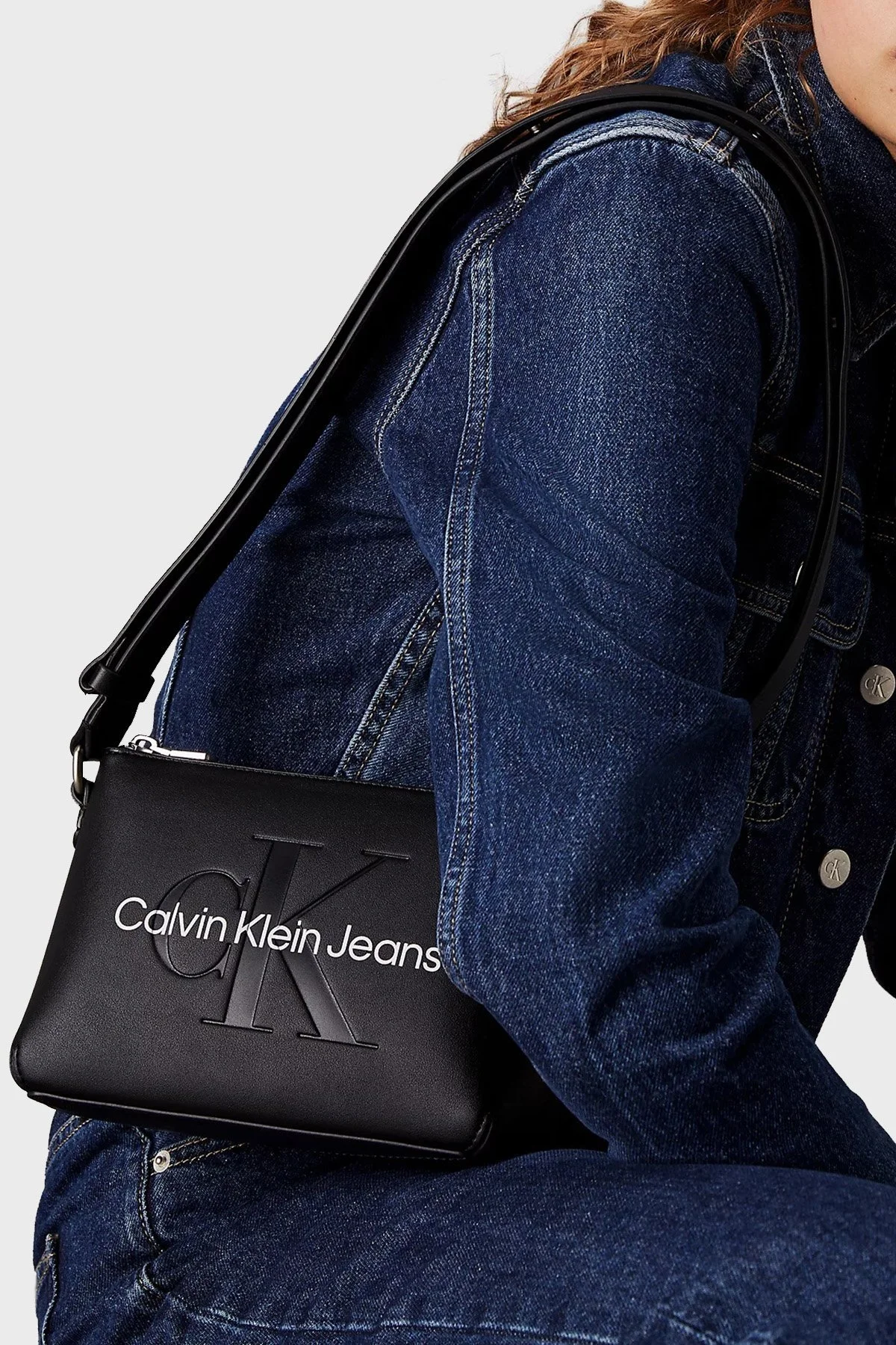 Calvin Klein Omuz Askılı K60K6127030GQ Bayan Çanta K60K612703 0GQ SİYAH - 2
