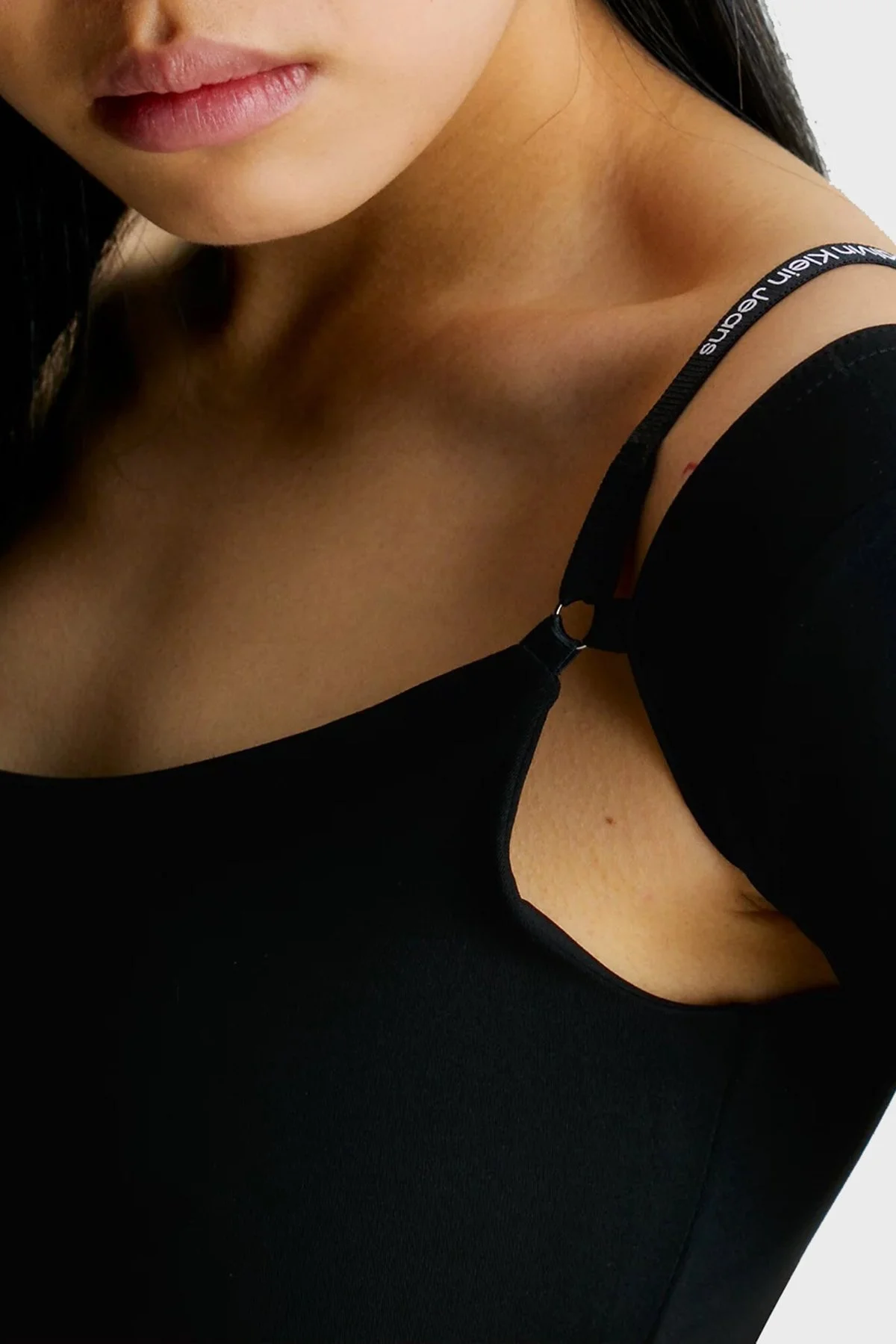 Calvin Klein Omuz Detaylı Slim Fit Mini J20J222193BEH Bayan Elbise J20J222193 BEH SİYAH - 9