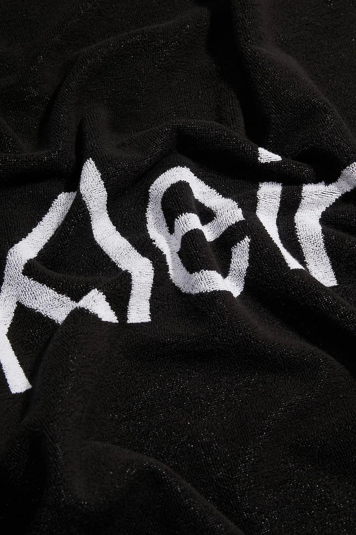 Calvin Klein Organik Pamuk Karışımlı 180 x 100 cm KU0KU00104BEH Unisex Plaj Havlusu KU0KU00104 BEH SİYAH - 2