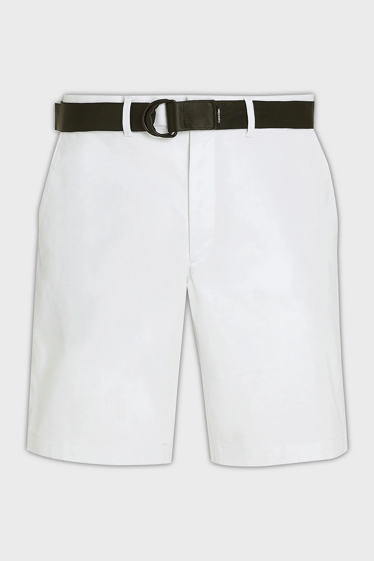 Calvin Klein Organik Pamuklu Kemerli Cepli Slim Fit K10K111788YAF Erkek Short K10K111788 YAF BEYAZ - 4