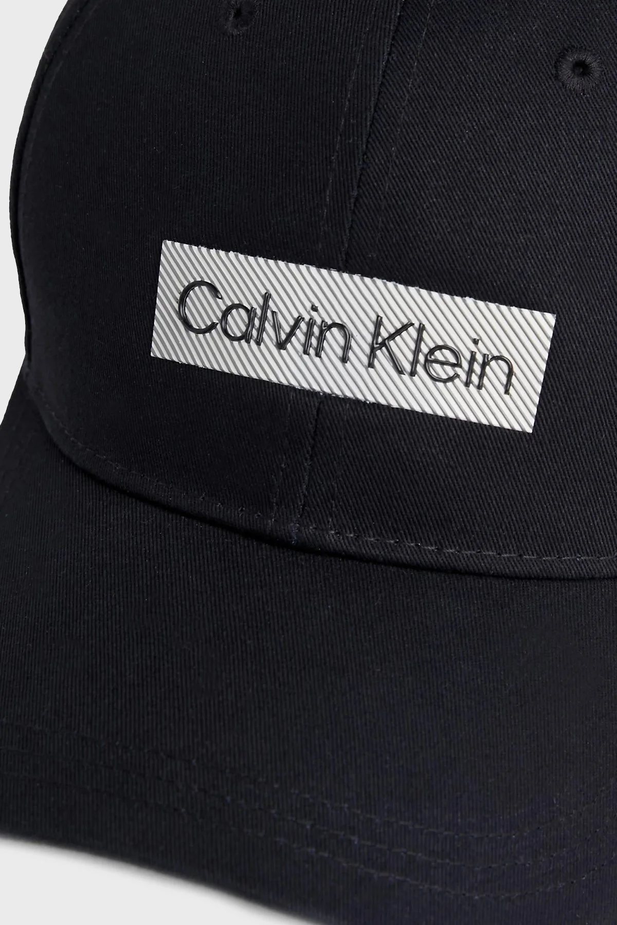 Calvin Klein Organik Pamuklu Logolu K50K511550BEH Erkek Şapka K50K511550 BEH SİYAH - 5
