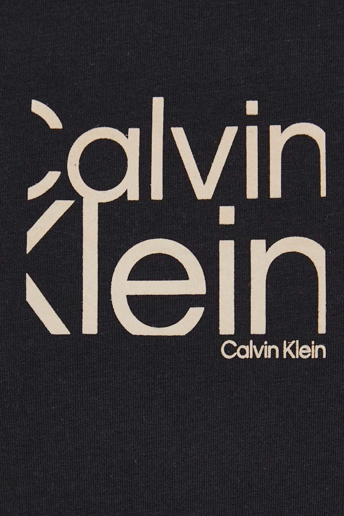 Calvin Klein Organik Pamuklu Regular Fit K10K111122BEH Erkek T Shirt K10K111122 BEH SİYAH - 3