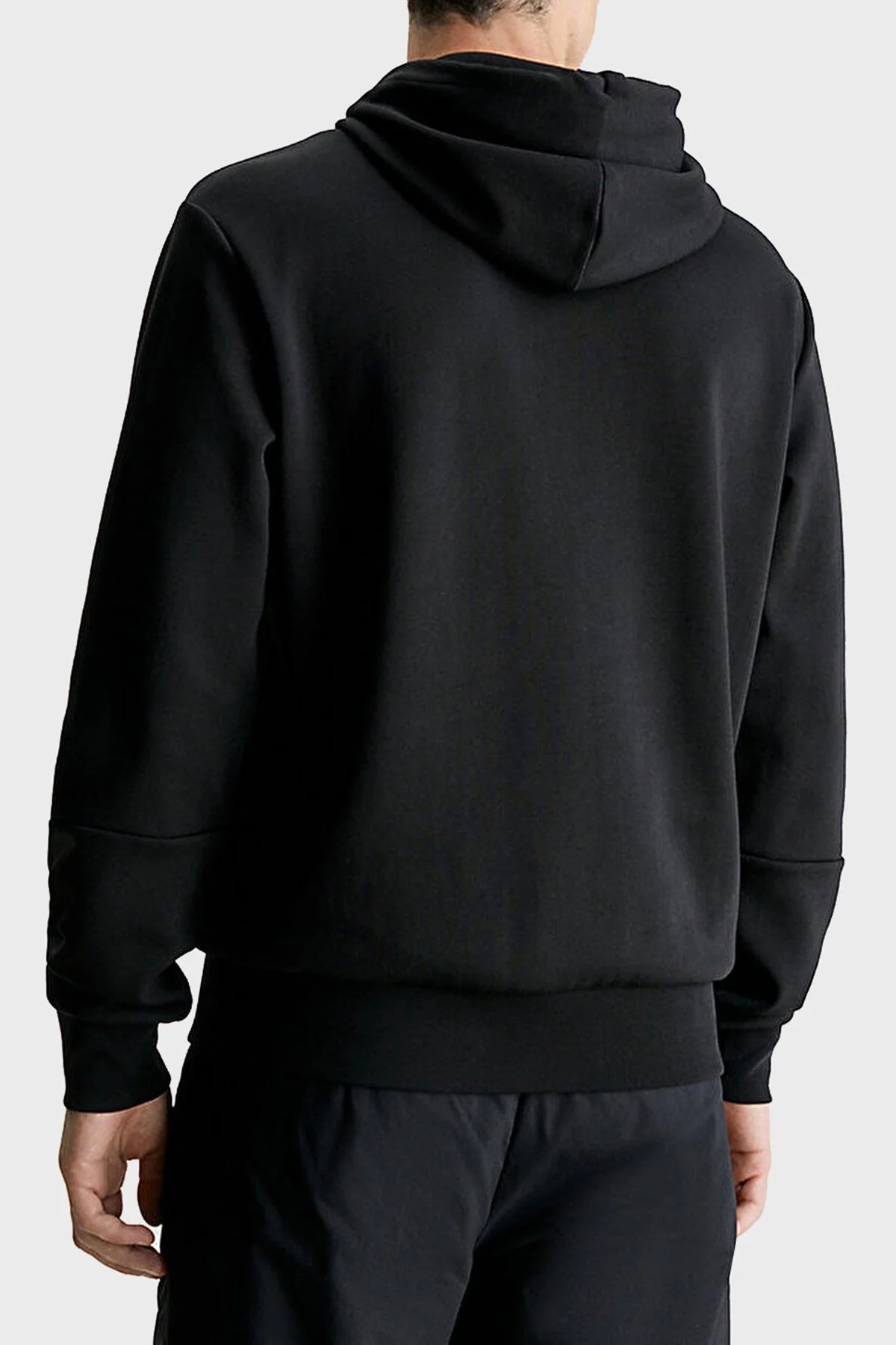 Calvin Klein Organik Pamuklu Regular Fit Kapüşonlu K10K112254BEH Erkek Sweat K10K112254 BEH SİYAH - 2
