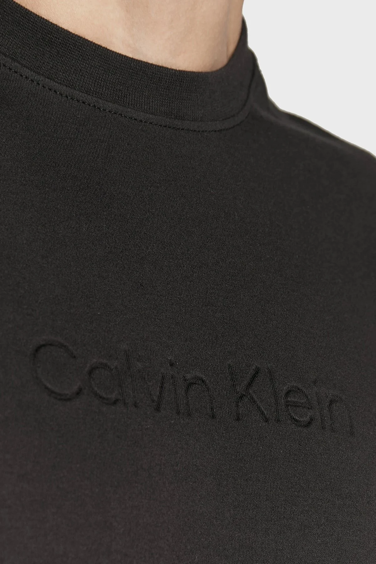 Calvin Klein Organik Pamuklu Relaxed Fit K10K109900BEH Erkek T Shirt K10K109900 BEH SİYAH - 5