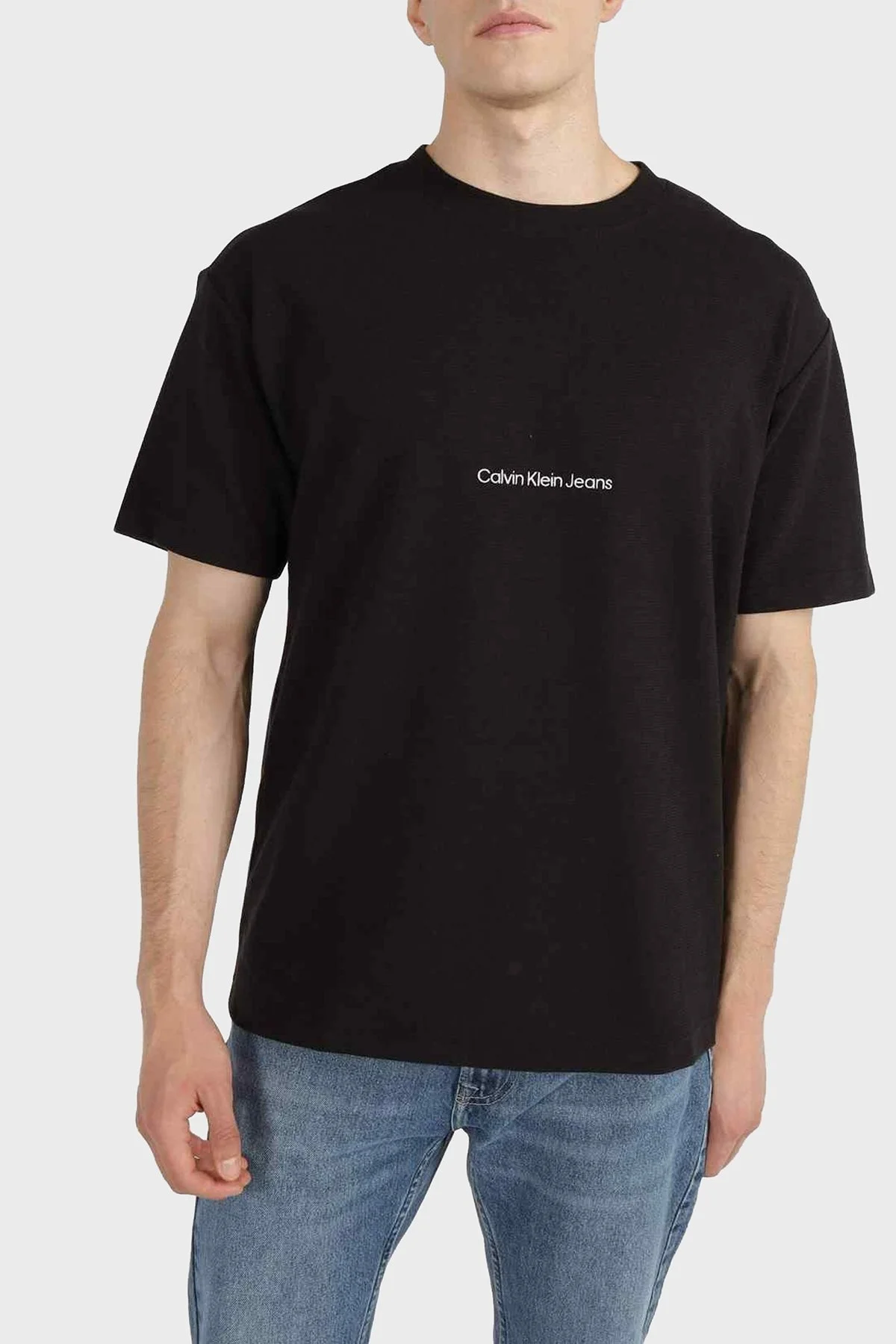 Calvin Klein Erkek T Shirt J30J323491 BEH SİYAH - 1