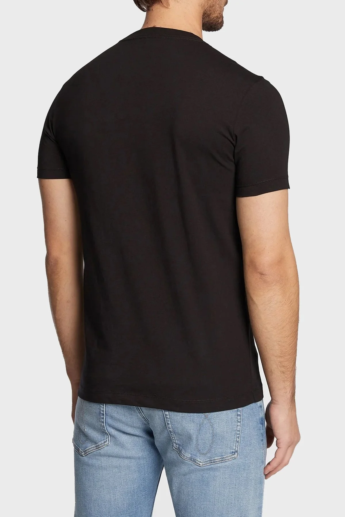 Calvin Klein Organik Pamuklu Slim Fit J30J321776BEH Erkek T Shirt J30J321776 BEH SİYAH - 3
