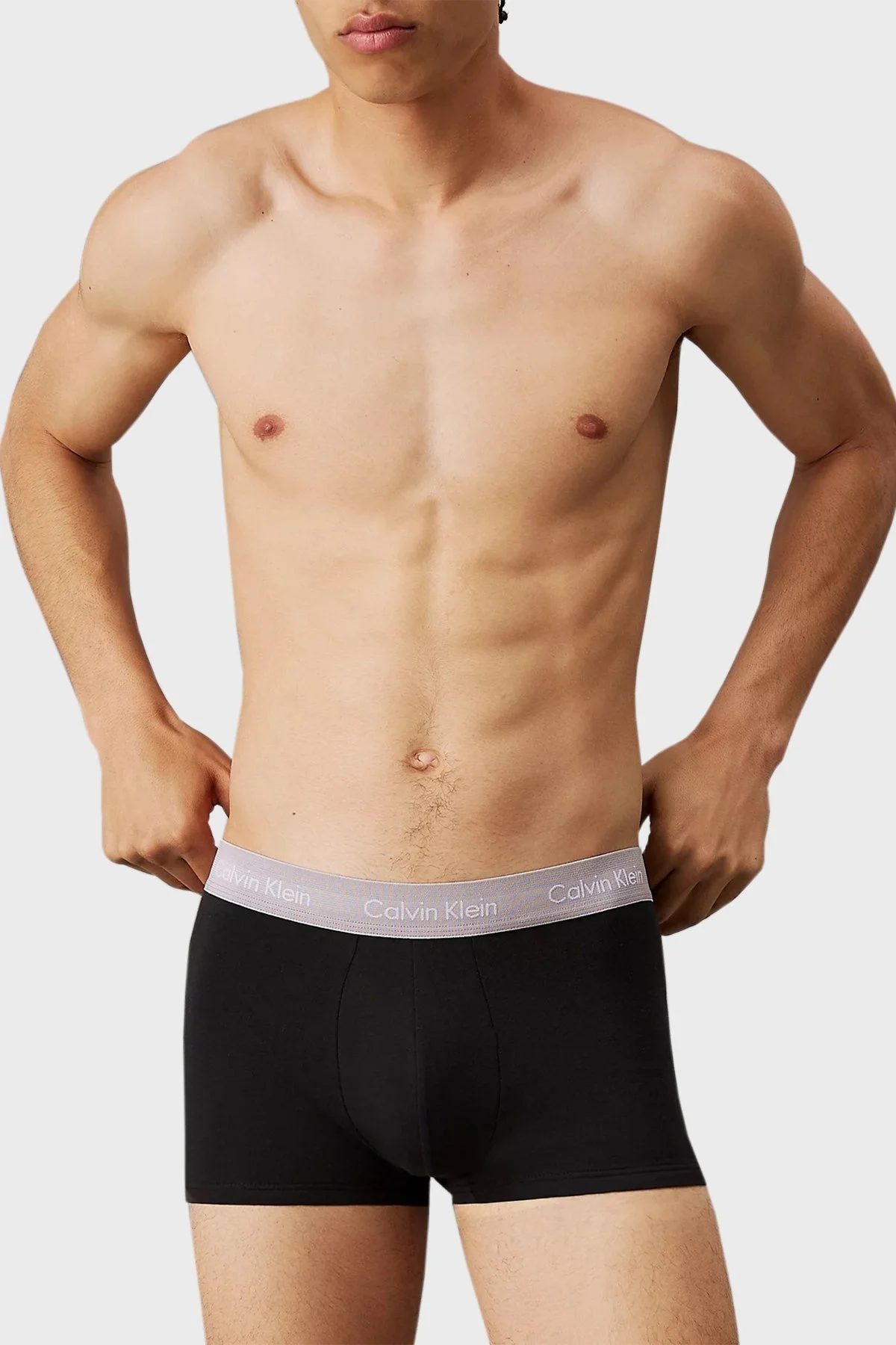 Calvin Klein Pamuk Karışımlı Düşük Bel 3 Pack 0000U2664GQRV Erkek Boxer 0000U2664G QRV SİYAH - 2