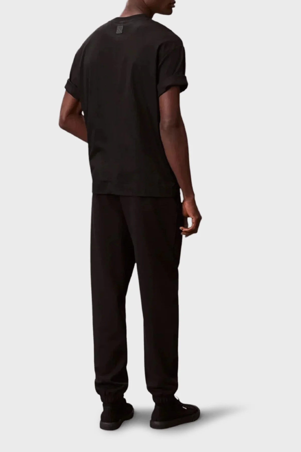 Calvin Klein Pamuk Karışımlı Havlu Kumaş Regular Fit LV14RF248GUB1 Erkek Pantolon LV14RF248G UB1 SİYAH - 2