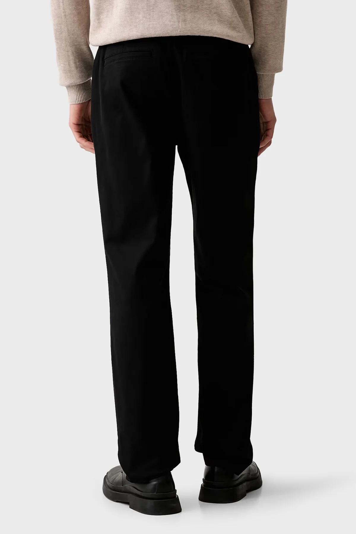 Calvin Klein Pamuk Karışımlı Straight Fit LV04LF600GUB1 Erkek Pantolon LV04LF600G UB1 SİYAH - 3