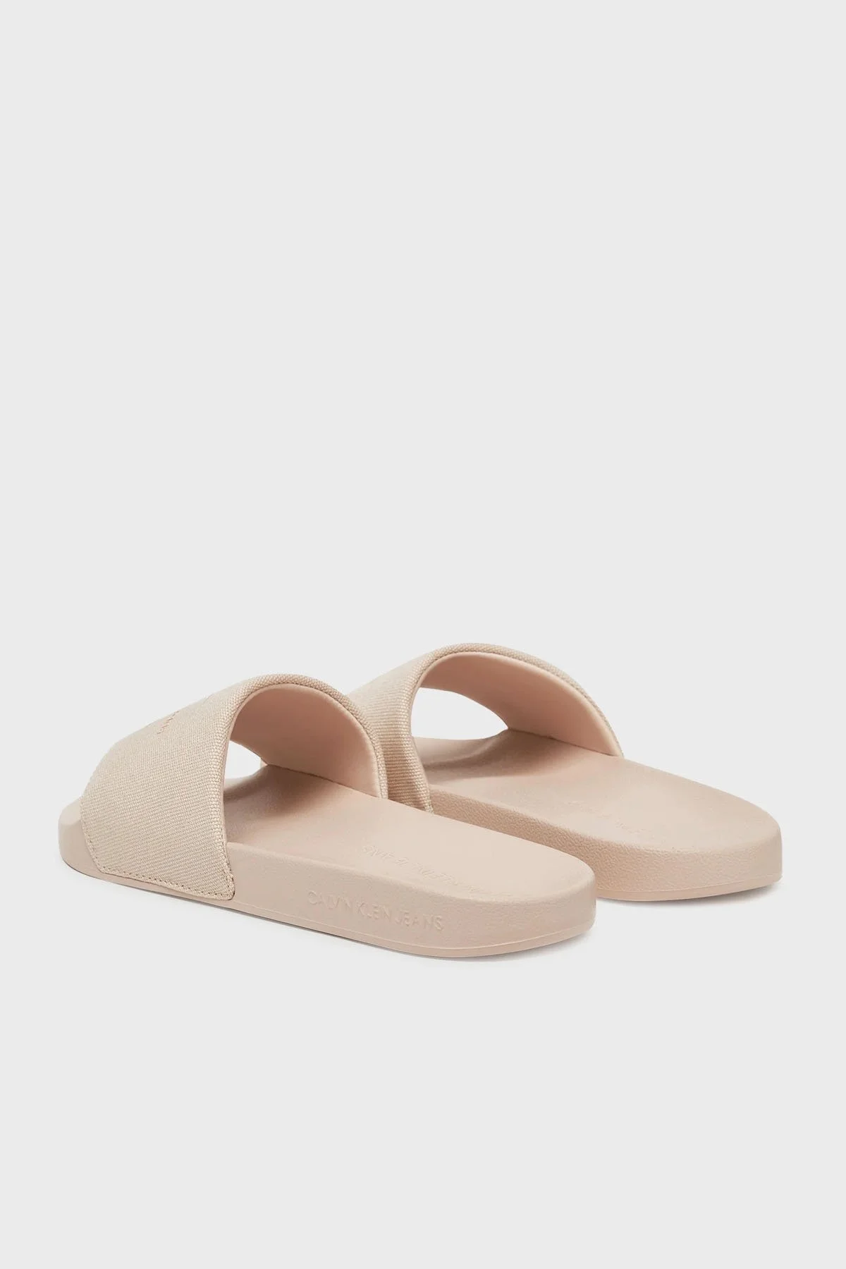 Calvin Klein Pamuk ve Kanvas Logolu YW0YW01835VIC Bayan Terlik YW0YW01835 VIC AÇIK PEMBE - 3
