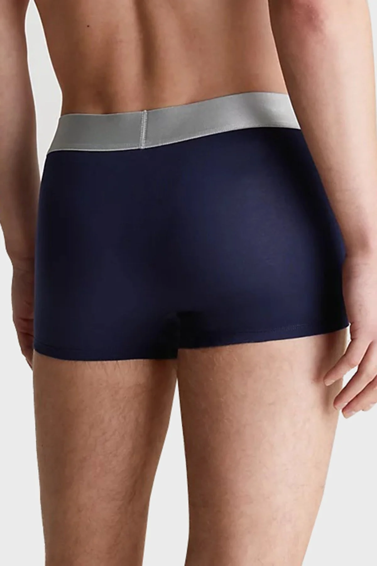 Calvin Klein Pamuklu 3 Pack 000NB3130AN2M Erkek Boxer 000NB3130A N2M Haki-Turkuaz-Lacivert - 5