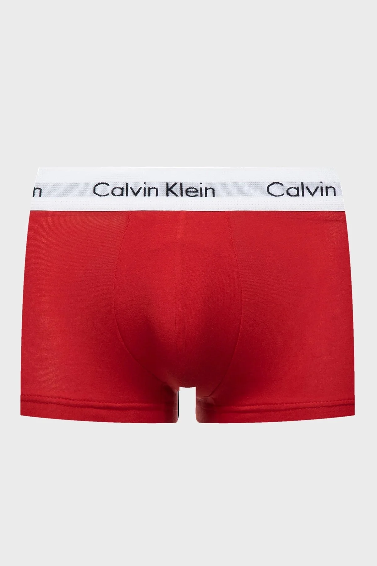 Calvin Klein Pamuklu 3 Pack Erkek Boxer 0000U2664G I03 Beyaz-Saks-Kırmızı - 4