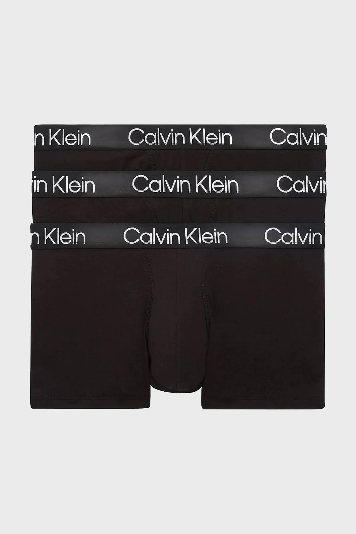 Calvin Klein Pamuklu 3 Pack Erkek Boxer 000NB2970A 7V1 SİYAH - 1