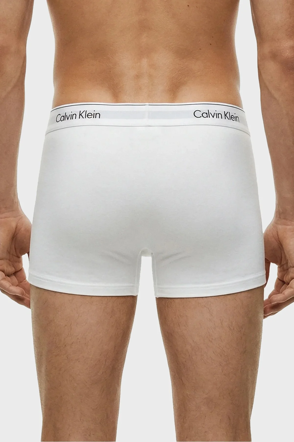 Calvin Klein Pamuklu 3 Pack LV00NB43893TH Erkek Boxer LV00NB4389 3TH Siyah-Beyaz-Siyah - 3