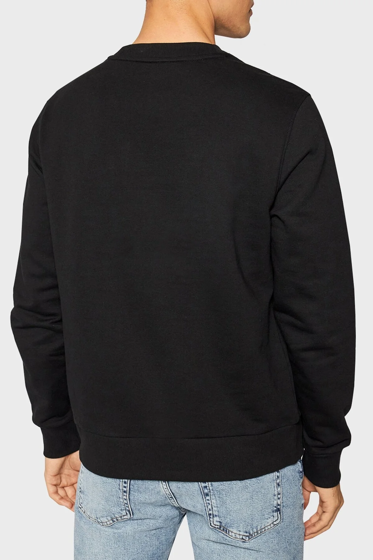 Calvin Klein Pamuklu Baskılı Bisiklet Yaka Regular Fit Erkek Sweat K10K104059 002 SİYAH - 2