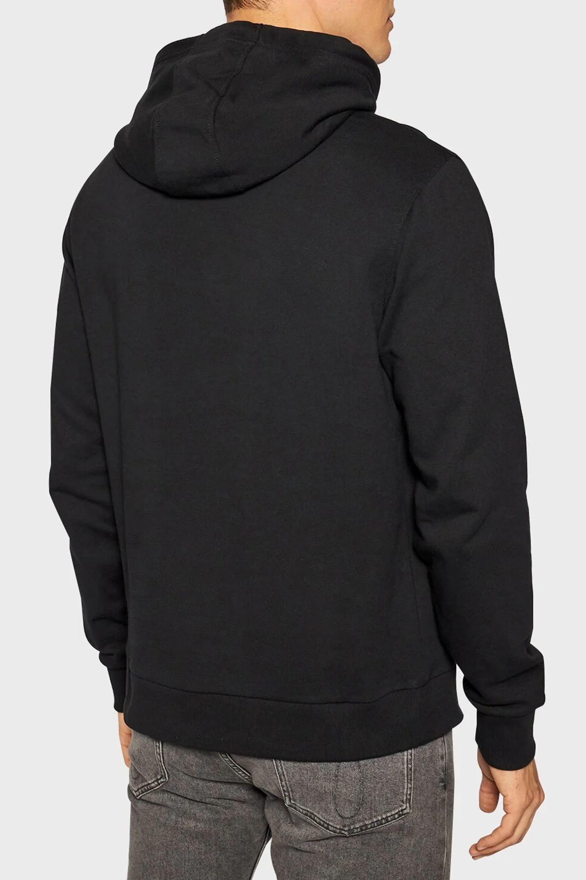 Calvin Klein Pamuklu Baskılı Kapüşonlu Regular Fit Erkek Sweat K10K104060 002 SİYAH - 2