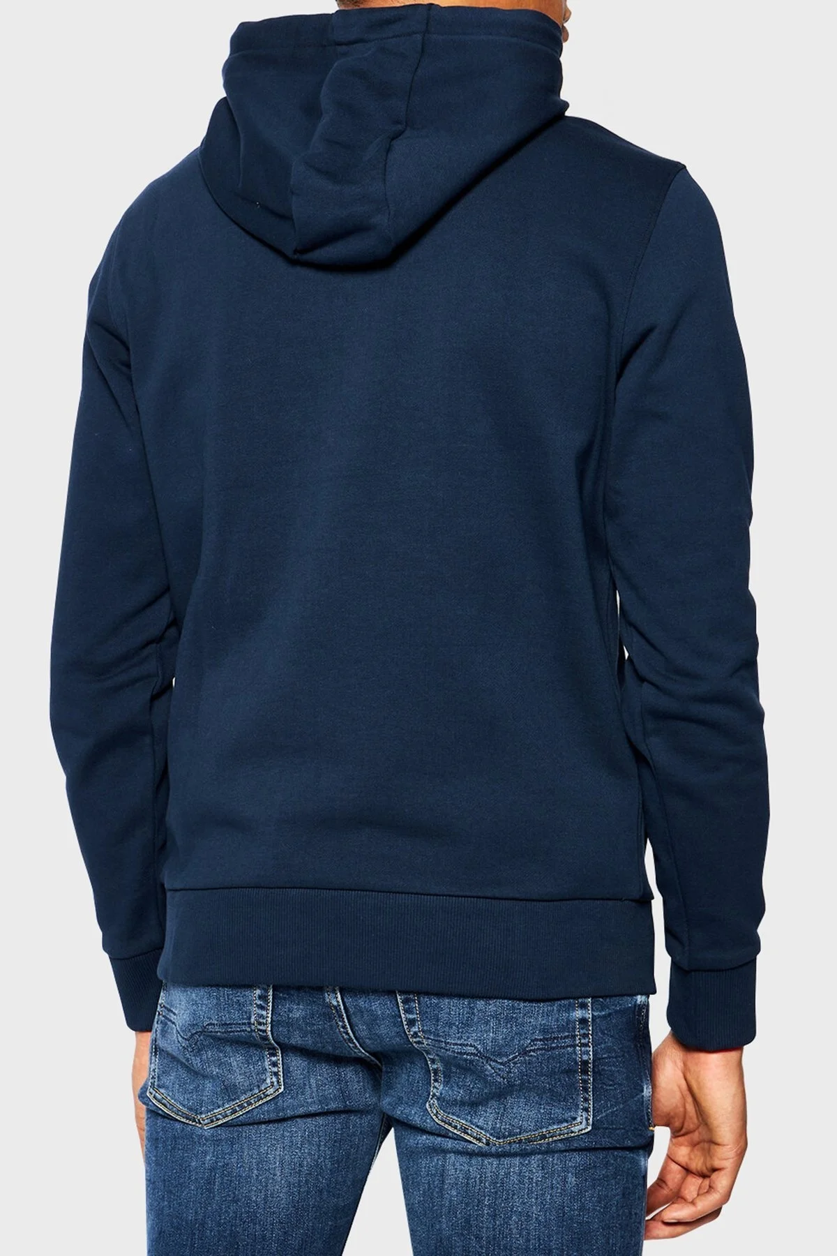 Calvin Klein Pamuklu Baskılı Kapüşonlu Regular Fit Erkek Sweat K10K104060 407 LACİVERT - 2