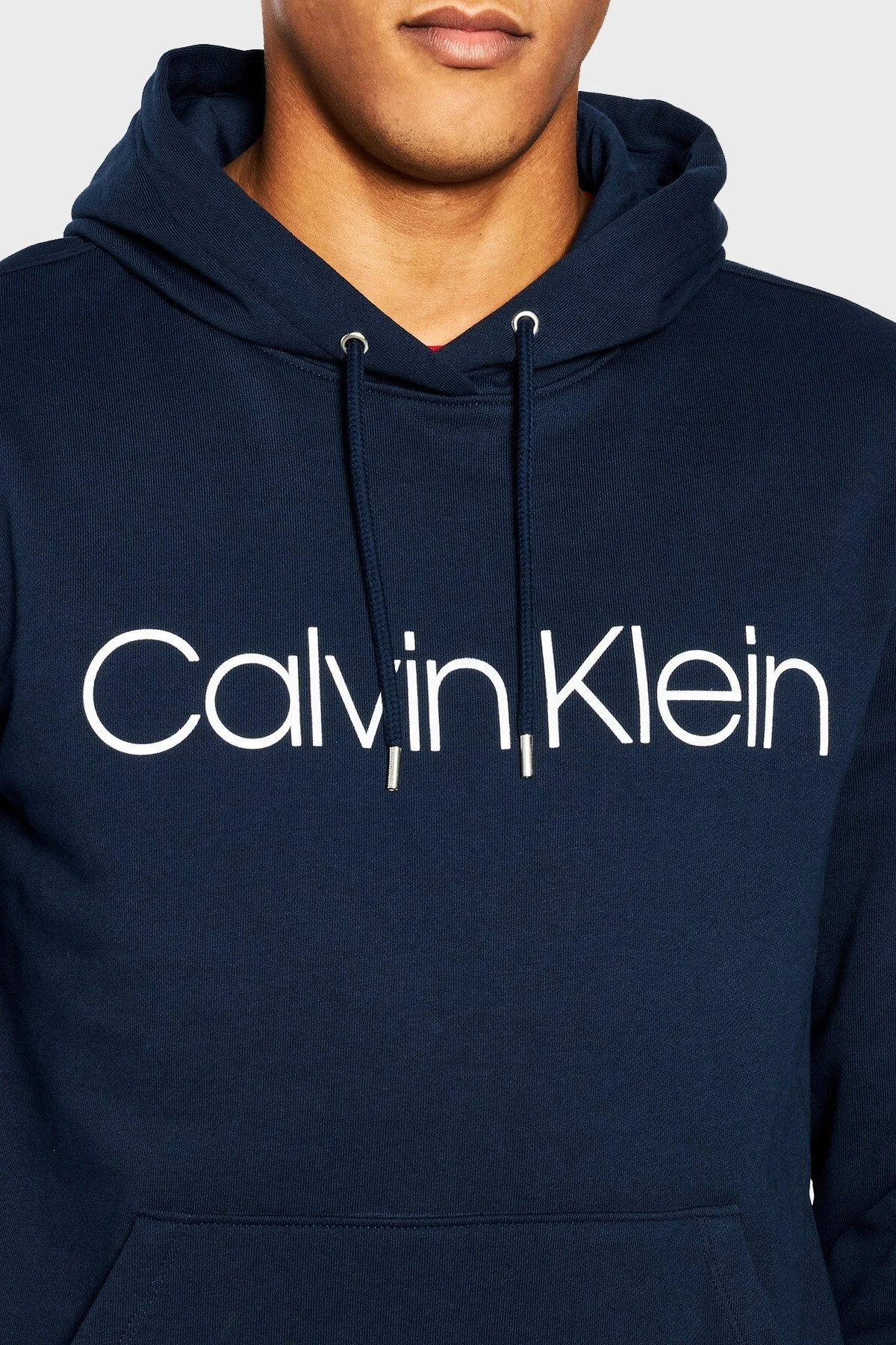 Calvin Klein Pamuklu Baskılı Kapüşonlu Regular Fit Erkek Sweat K10K104060 407 LACİVERT - 3