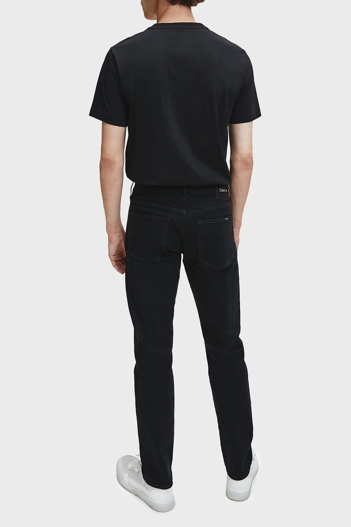 Calvin Klein Pamuklu Baskılı Regular Fit Bisiklet Yaka Erkek T Shirt K10K104063 002 SİYAH - 3