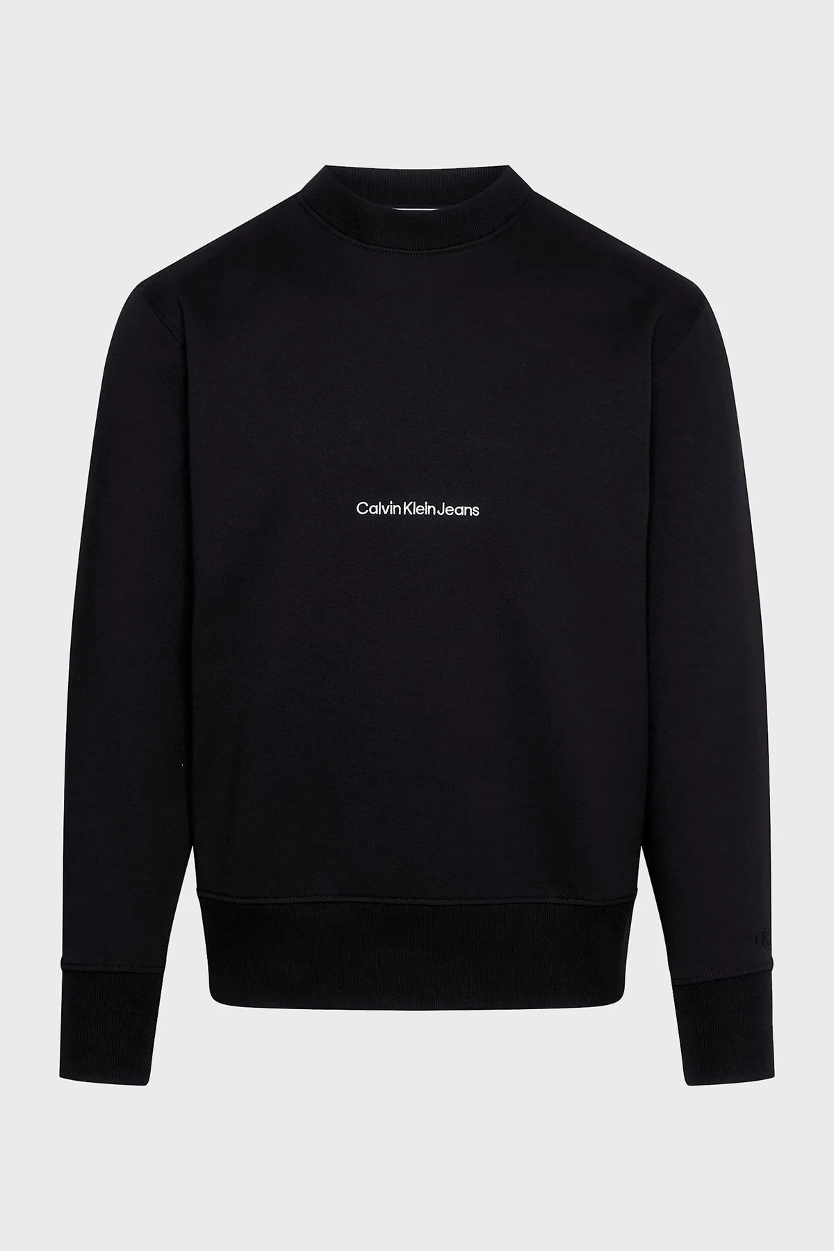 Calvin Klein Pamuklu Bisiklet Yaka Relaxed Fit J30J324116BEH Erkek Sweat J30J324116 BEH SİYAH - 5