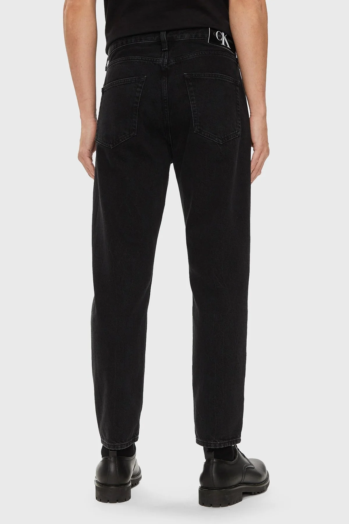 Calvin Klein Pamuklu Dad Fit Jeans J30J3257291BY Erkek Kot Pantolon J30J325729 1BY SİYAH - 2