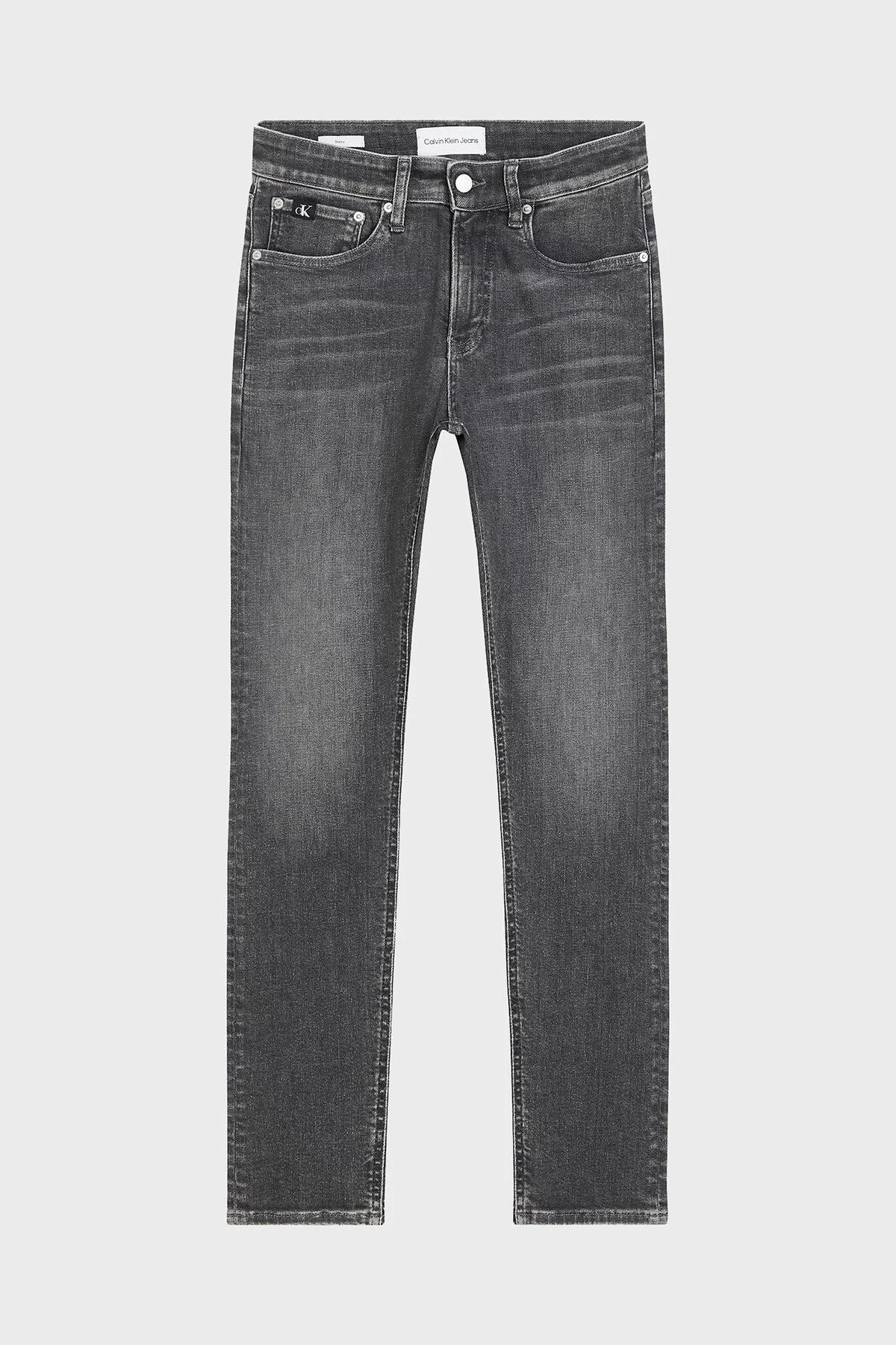 Calvin Klein Pamuklu Dar Paça Slim Fit Jeans J30J3241991BZ Erkek Kot Pantolon J30J324199 1BZ ANTRASİT - 4