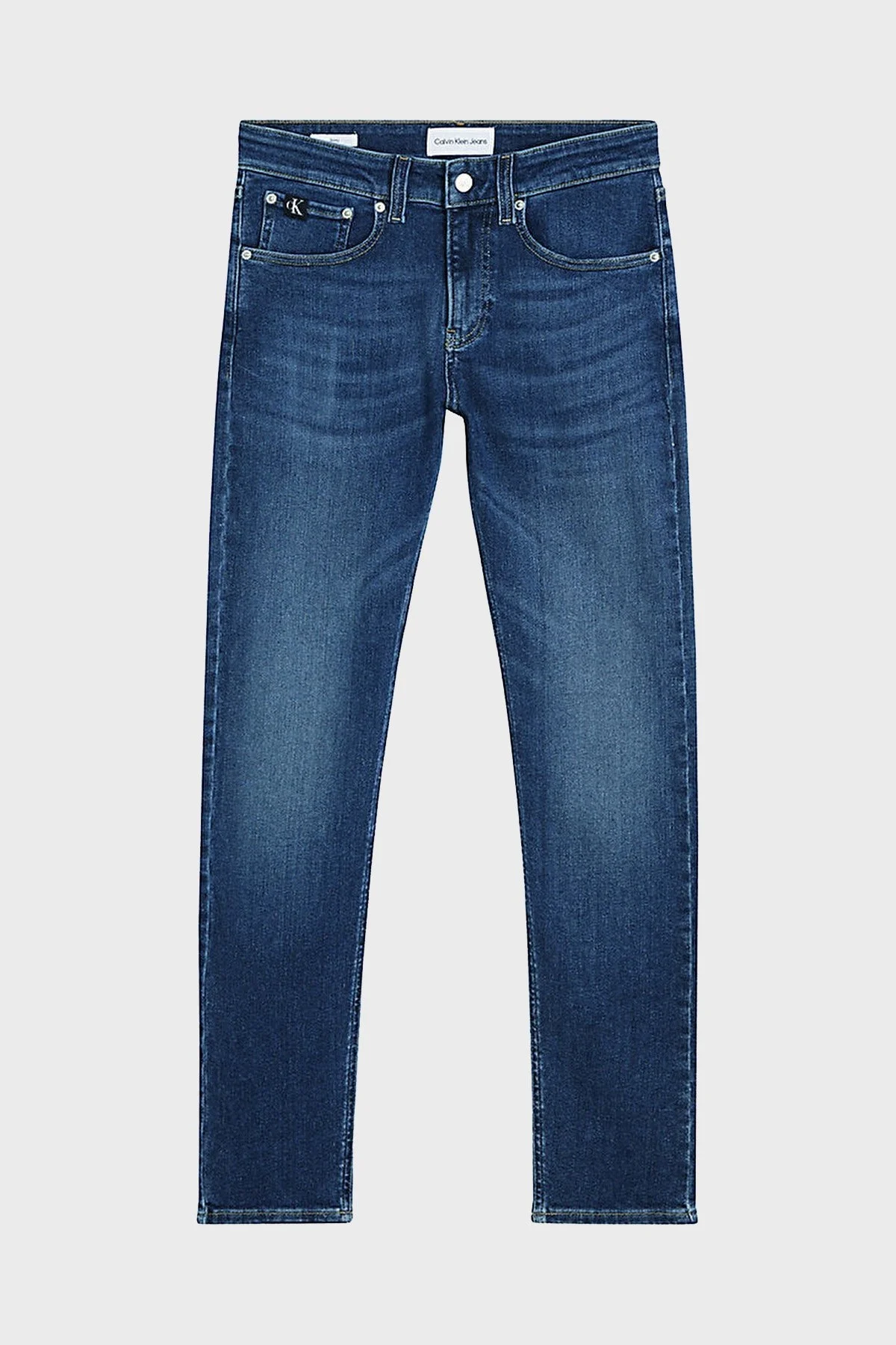 Calvin Klein Pamuklu Düşük Bel Skinny Fit Dar Paça J30J3238671BJ Erkek Kot Pantolon J30J323867 1BJ LACİVERT - 5