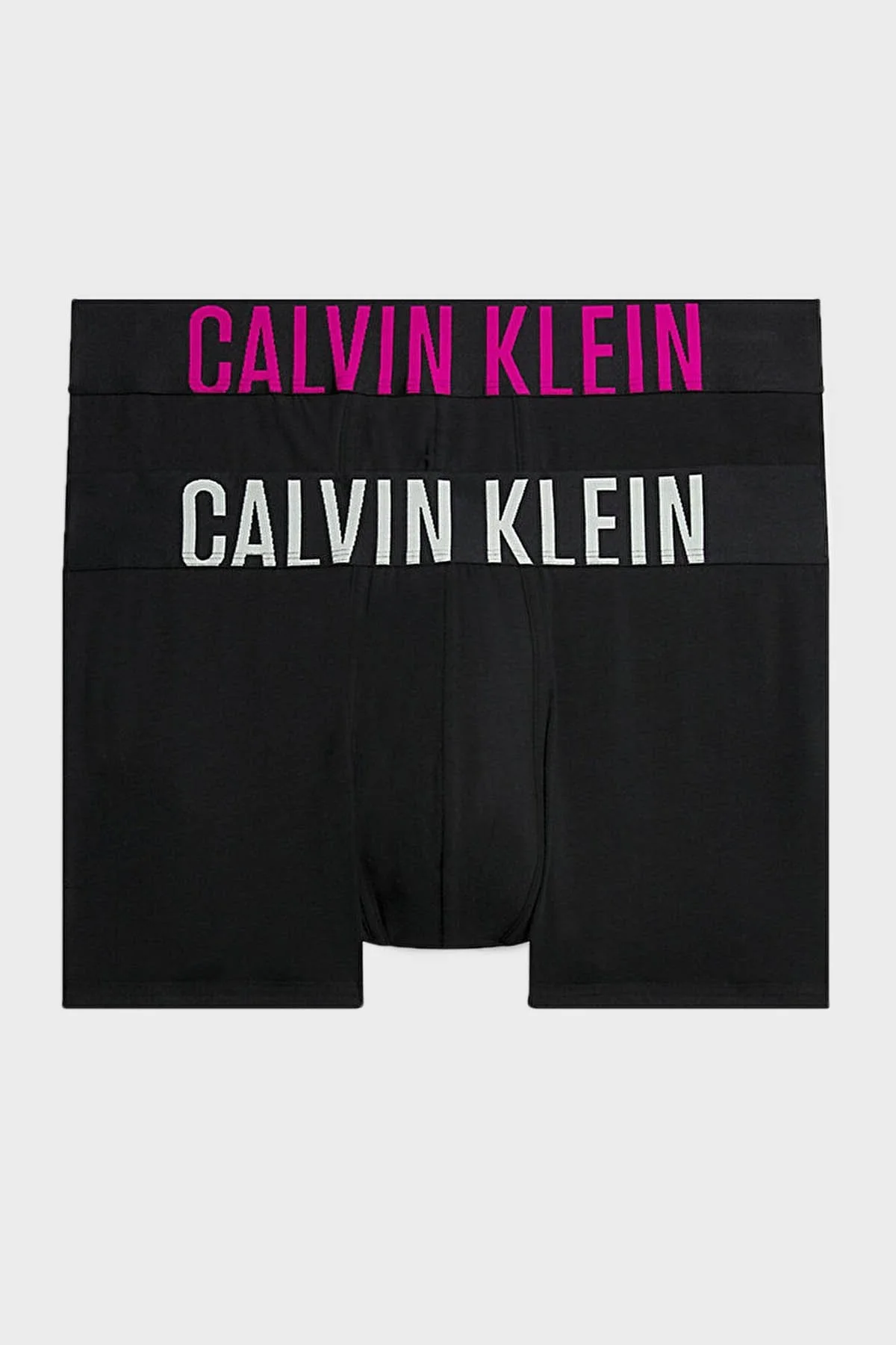 Calvin Klein Pamuklu Esnek 2 Pack 000NB2602AGXI Erkek Boxer 000NB2602A GXI SİYAH - 1