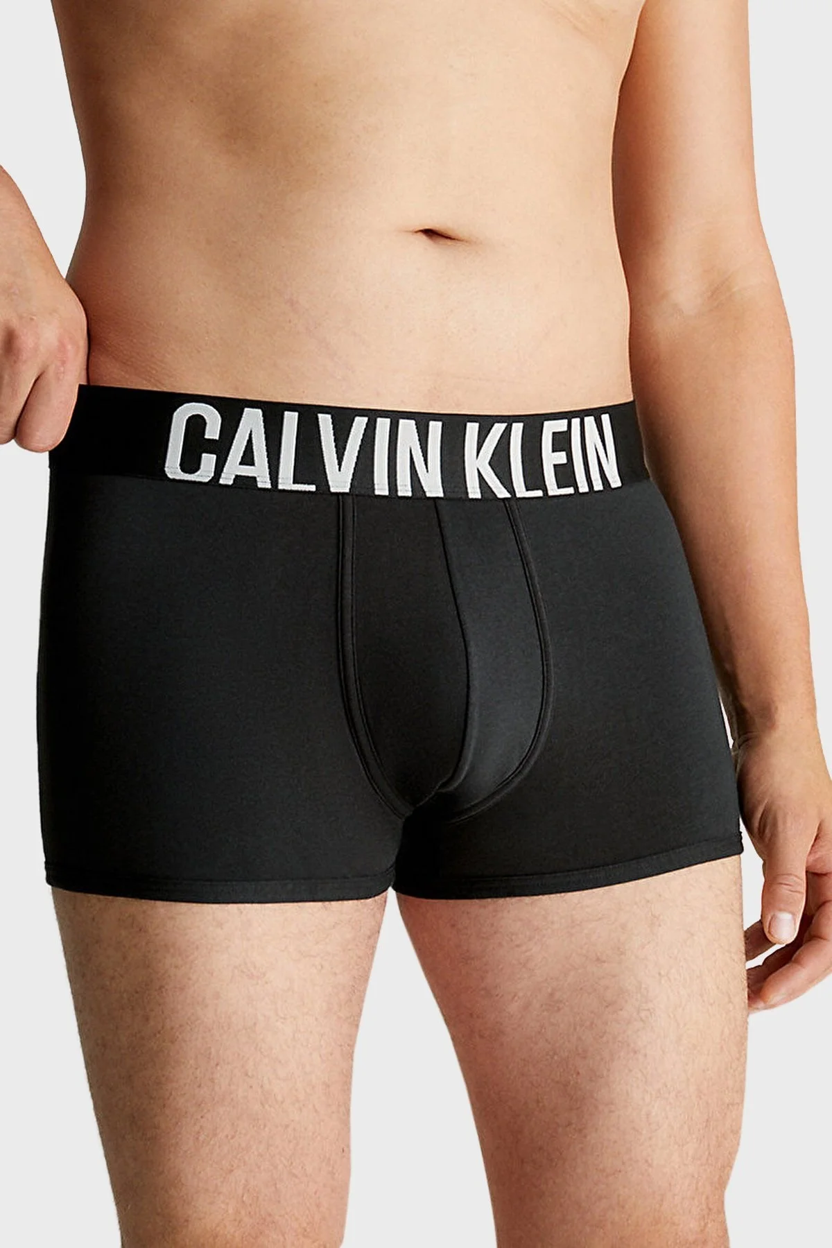Calvin Klein Pamuklu Esnek 2 Pack 000NB2602AGXI Erkek Boxer 000NB2602A GXI SİYAH - 3