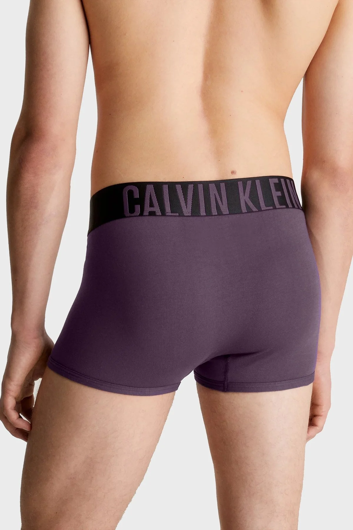 Calvin Klein Pamuklu Esnek 2 Pack 000NB2602AGXK Erkek Boxer 000NB2602A GXK Turuncu-Mor - 5
