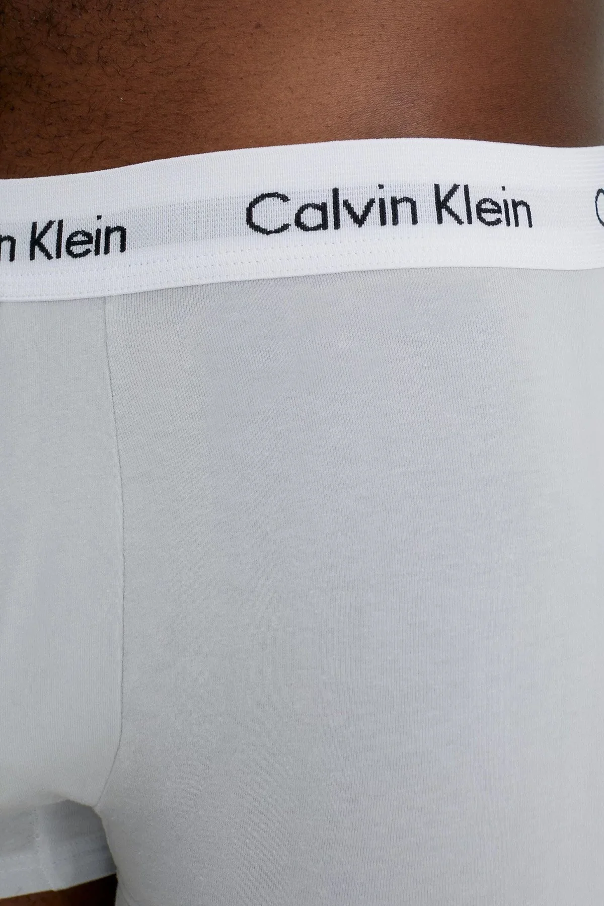 Calvin Klein Pamuklu Esnek 3 Pack 0000U2664GCA5 Erkek Boxer 0000U2664G CA5 Kırmızı-Gri-Füme - 3