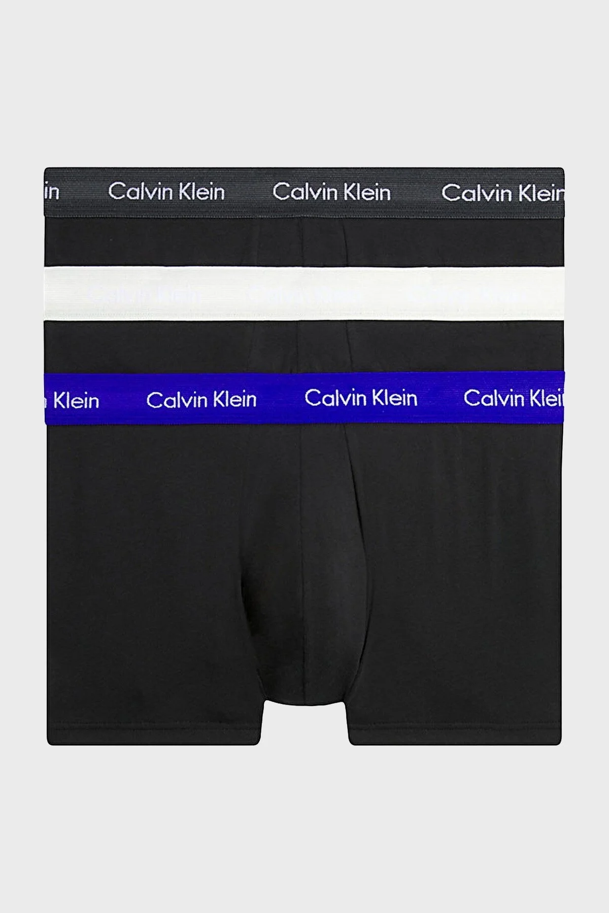 Calvin Klein Pamuklu Esnek 3 Pack 0000U2664GH4X Erkek Boxer 0000U2664G H4X SİYAH - 1