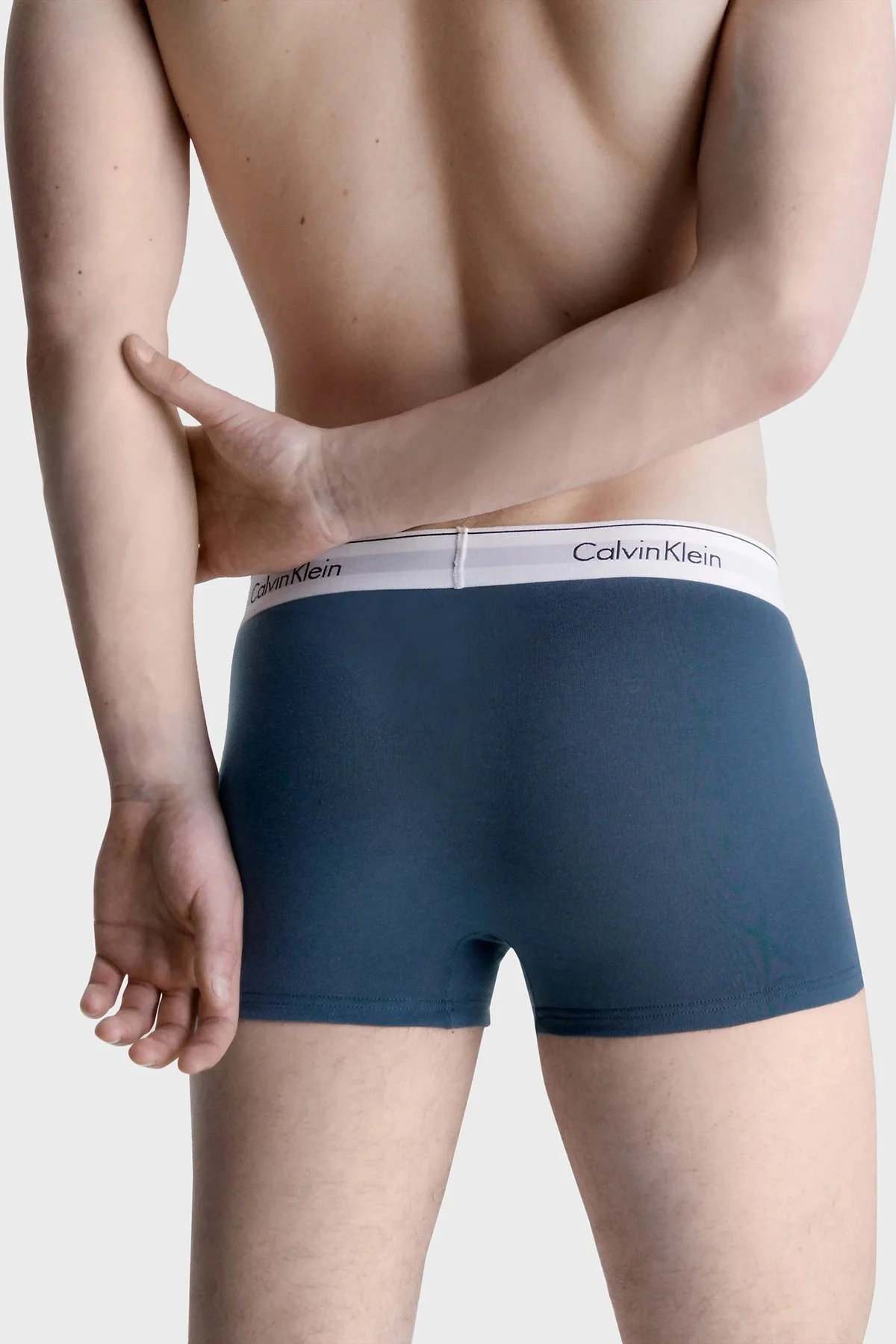 Calvin Klein Pamuklu Esnek 3 Pack 000NB2380ADYS Erkek Boxer 000NB2380A DYS LACİVERT - 3