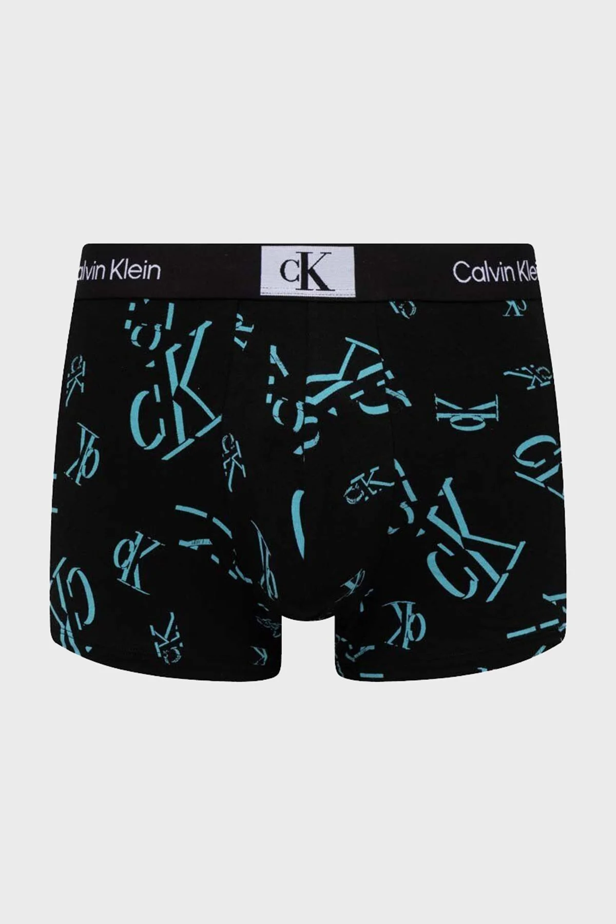 Calvin Klein Pamuklu Esnek 3 Pack 000NB3528EI0Q Erkek Boxer 000NB3528E I0Q Mavi-Siyah-Siyah Mavi - 3